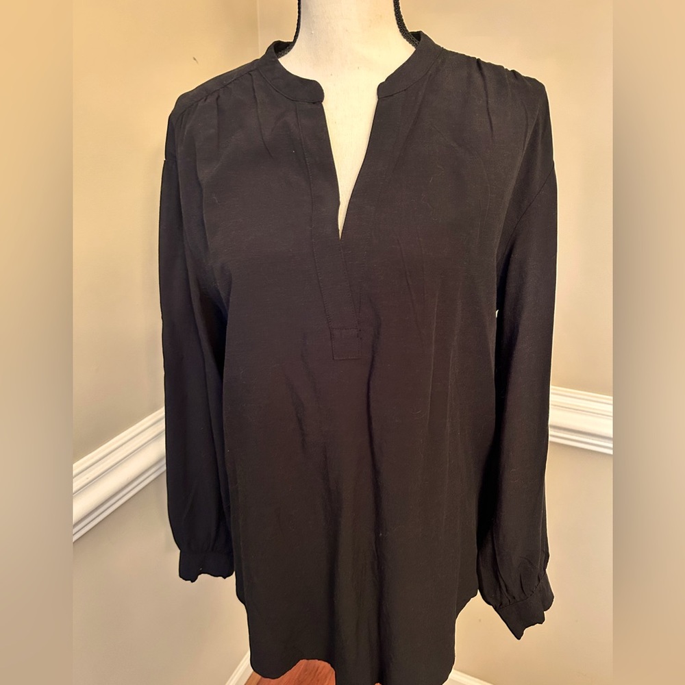 GAP V-NECK LONG SLEEVE TUNIC TOP SIZE M